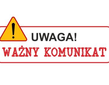 Ważny komunikat